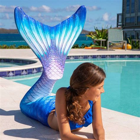 Mermaid Tails Fin Fun Limited Edition Blue Lagoon Mermaid Tail