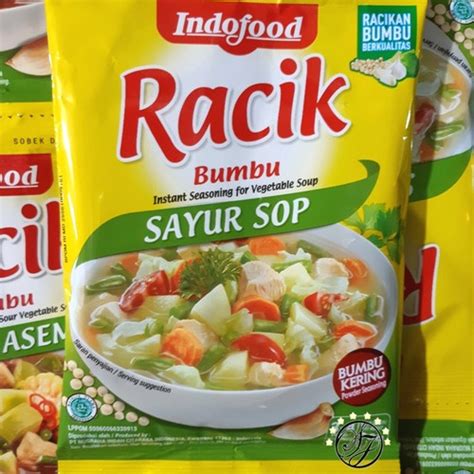 Jual Indofood Bumbu Racik Sayur Sop Renceng 1 Renceng Isi 10 Sachet