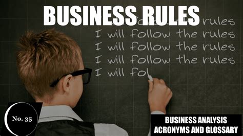 Business Rulesbusiness Analysis Acronyms And Glossary No Youtube