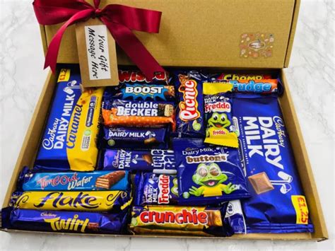 Cadbury Milk Chocolate Sweet Hamper Fathers Day Birthday Gift Box