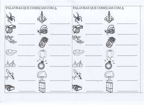 Palavra Que Começa Com Ã - Palavras que começam com A e B · Alfabetização Blog