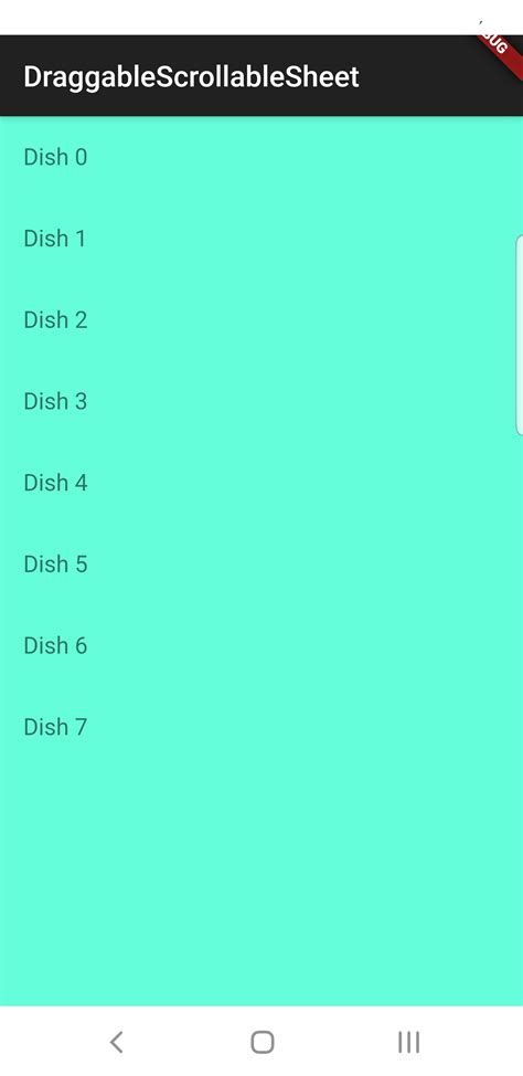 Dart In Flutter Why Does The Draggablescrollablesheet Show Blank