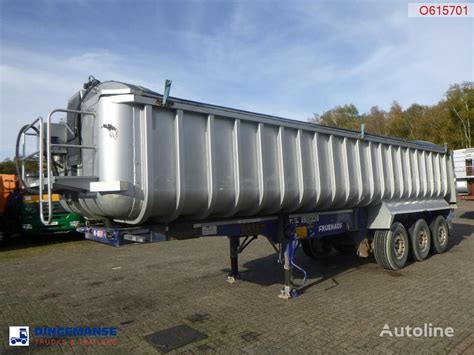 Skl P C N V S Fruehauf Tipper Trailer Alu M Tarpaulin Na Predaj