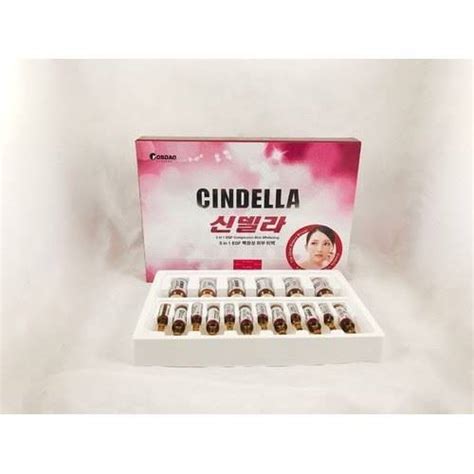 Cindella 5 In 1 EGF Glutathione Skin Whitening 6 Sessions Injection