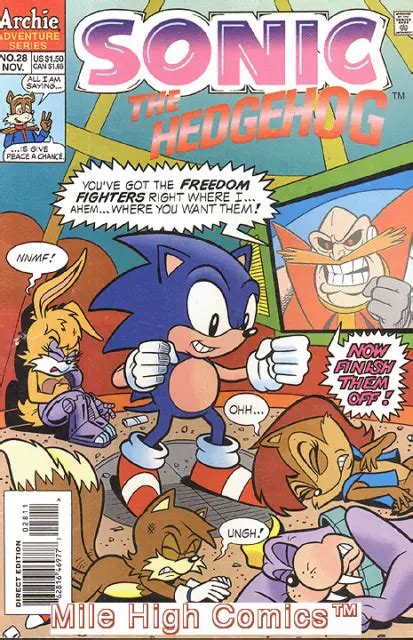 Sonic The Hedgehog The Series Series Archie Fine Comics