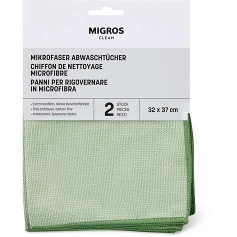 Migros Clean Chiffon De Nettoyage Microfibre X Cm Migros