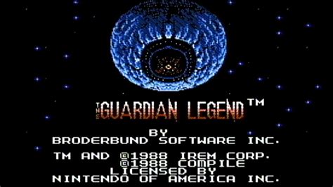 The Guardian Legend Broderbund 1988 Nes Gameplay Youtube