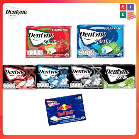 🇹🇭【thai Product 】🇹🇭 Dentyne Ice Sugar Free Chewing Gum Red Bull Cherry Strawberry Icy Lime Mint