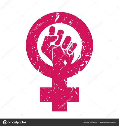 Woman Symbol Vector Feminism Power Female Icon Feminist Hand Girls