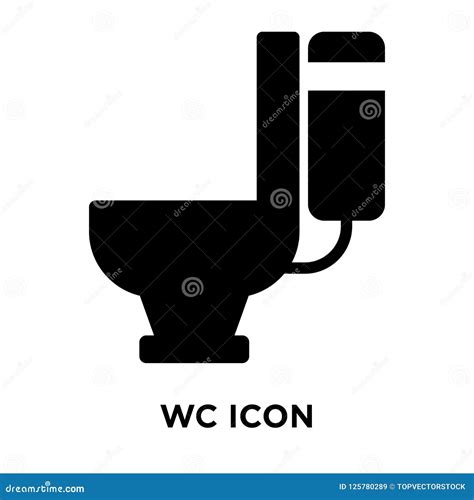 Vector Del Icono Del Wc Aislado En El Fondo Blanco Concepto Del