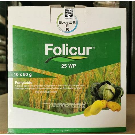 Folicur Wp Fungicide By Bayer Grams X Grams Box Shopee