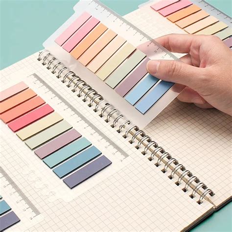 Vintage Translucent Index Sticky Note Page Tabs Markers For Annotation