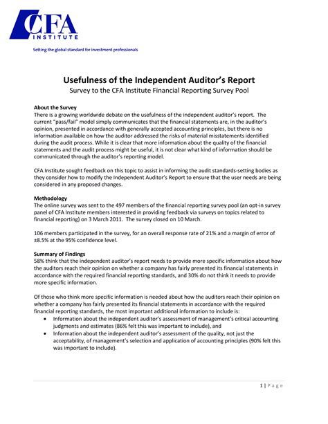 Financial Statements And Independent Auditors Report 7