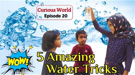 5 Amazing Water Tricks With Scientific Principle Curious World