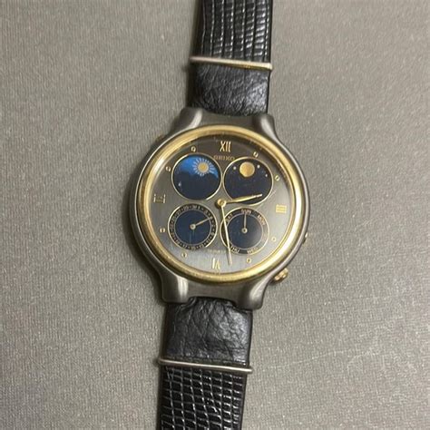 Seiko Accessories Vintage Seiko Moonphase Watch Poshmark