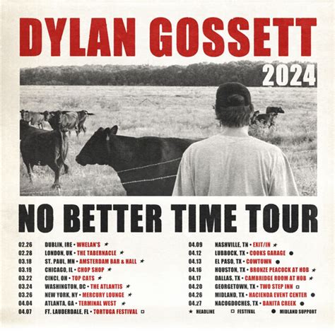 Dylan Gossett Announces Tour Dates Country Music On Tour