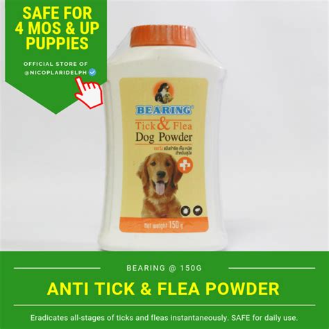 Bearing Anti Tick and Flea Dog Powder (150g) | Lazada PH