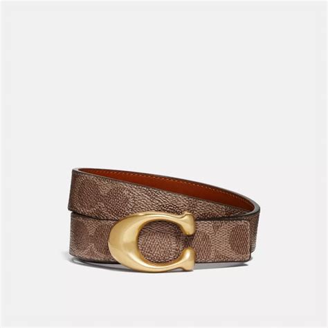 COACH C Hardware Reversible Belt 25 Mm