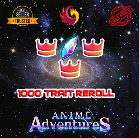 Anime Adventures Trait Reroll Gift Instant Delivery