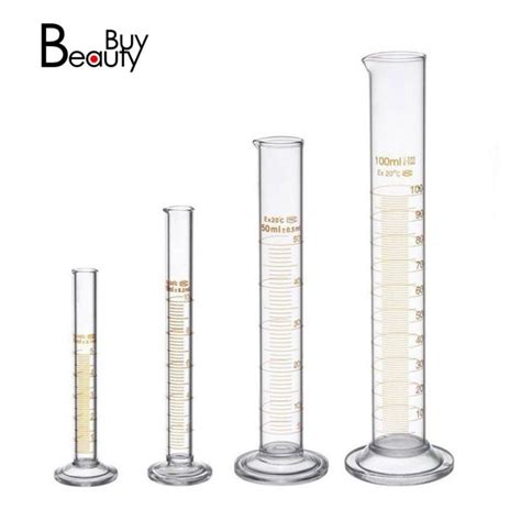 Thick Glass Graduated Measuring Cylinder Set 5ml 10ml 50ml 100ml Lazada Ph