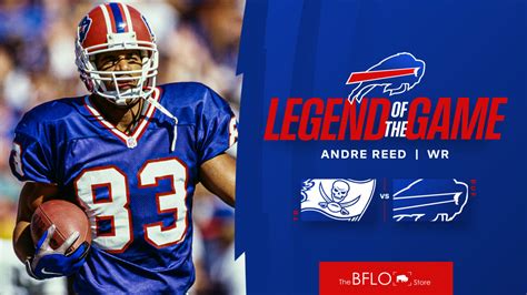 Bills Announce Andre Reed As Thursday Night S Legend Of The Game