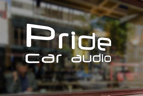 Pride car audio наклейка без фона
