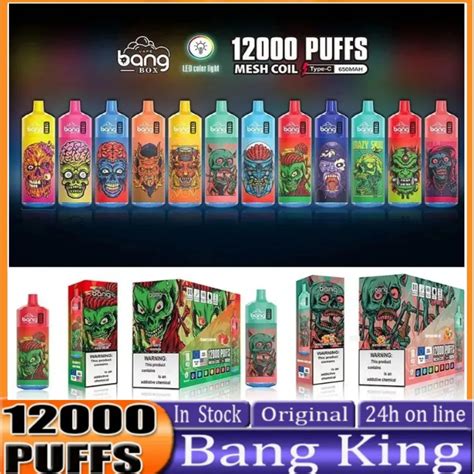 Authentique Bang King 12000 Puffs Vapers 12000 Puff 12000 Vapes