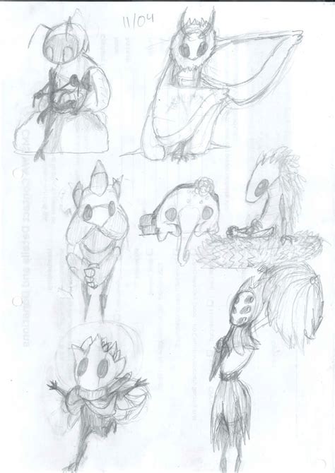 Hollow Knight Sketches 1 By Dovadeviant On Deviantart