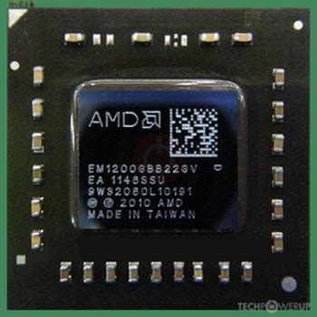 Amd E Specs Techpowerup Cpu Database