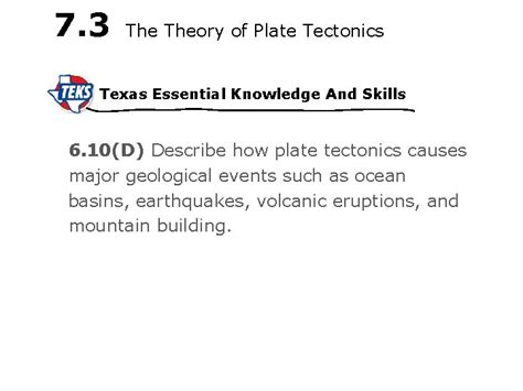 Lesson 7 3 Theory Of Plate Tectonics Essential