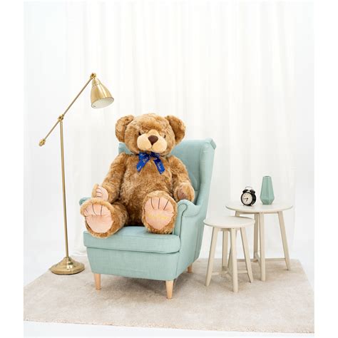 Ursulet De Plus Mis Gustaw Teddy Prima Vera Maro Deschis 130cm