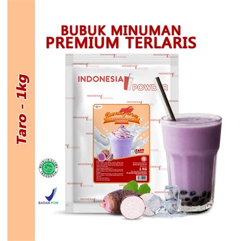 Jual Nusantara Bubuk Minuman Premium Plain Tanpa Gula Horeca Rasa Taro