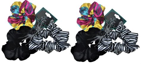 Girl S Disney Nightmare Before Christmas Hair Scrunchies Six Pack Ebay