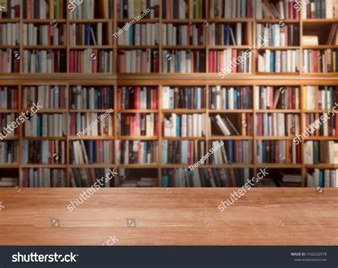 Bookshelf Library Background Education Stock Photo 1950232978 ...