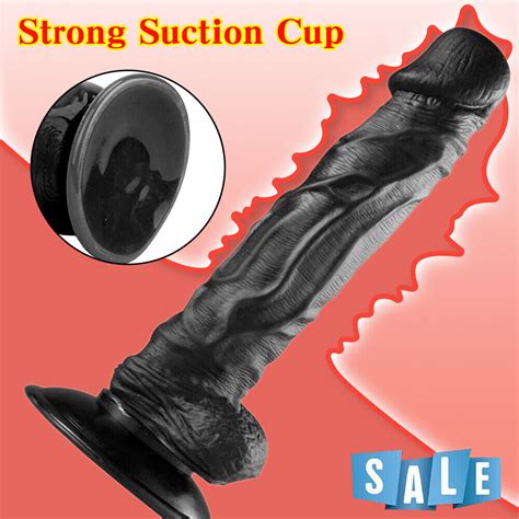 Inch Huge Big Dildo Suction Cup Realistic Penis Dong G Spot Sex Toy