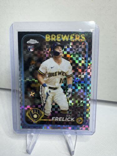 Sal Frelick Topps Chrome Rookie X Fractor Brewers Rc Ebay