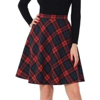 This Skirt Is Timeless Thanks To The Check Print And Easy A Line