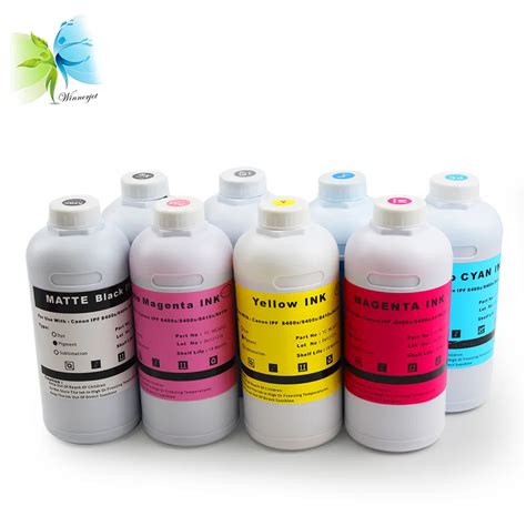 WINNERJET Tinta De Pigmento PFI 706 PFI 706 Recambio De 500ml 8