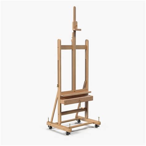 Wooden studio easel model - TurboSquid 1487940