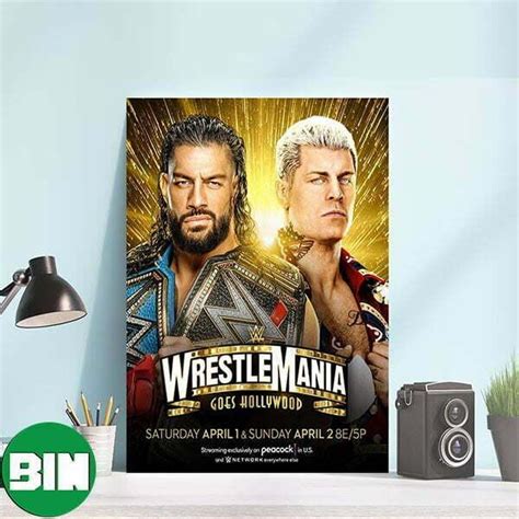 Cody Rhodes X Roman Reigns WWE Wrestle Mania Head Of The Table Reign