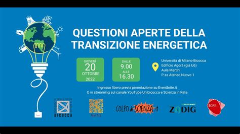 Transizione Energetica Le Questioni Aperte Sessione