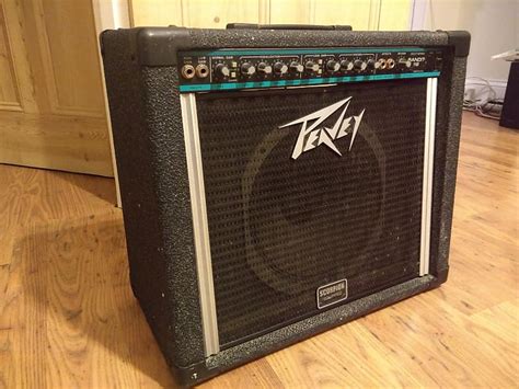 Peavey Bandit 112 Solo Series Teal Stripe 80 Watt 1x12 Guitar Reverb