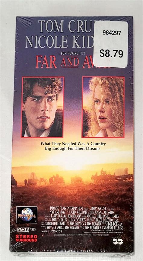 Far And Away Vhs 1992 Nicole Kidman Tom Cruise 96898128735 Ebay