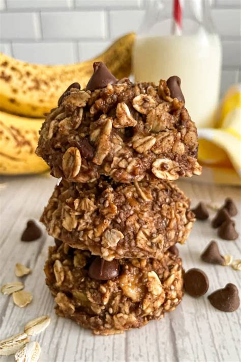 Healthy Banana Oatmeal Breakfast Cookie Recipe