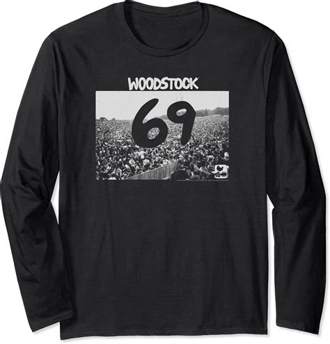 Woodstock 69 Long Sleeve T Shirt Uk Fashion