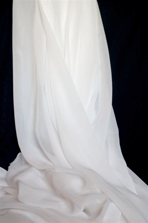 Hi Multi Chiffon Fabric White Chiffon Fabric Ivory Chiffon Etsy