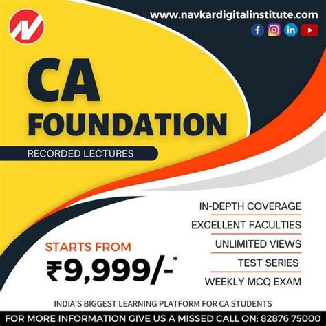 Ca Foundation Online Classes And Courses Ca Foundation Recorded