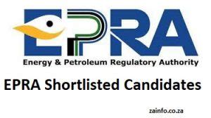 Epra Shortlisted Candidates Application Form Dates