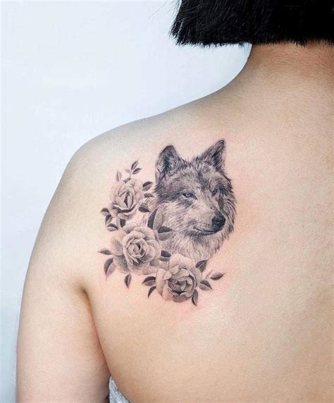 Un Eq E O Tatuaje De Lobo Es Un Exce Ente Manera De Most Ar Fuerza