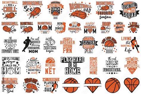 Basketball T-shirt And SVG Design Bundle, Basketball SVG Quotes Design t shirt Bundle, Vector ...